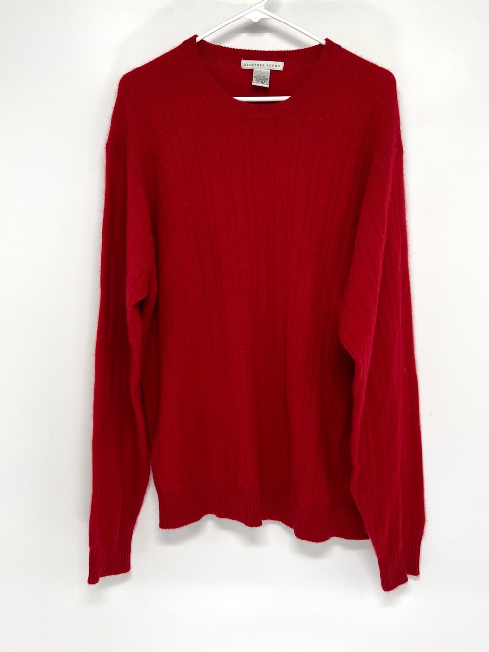 Geoffrey Beene cashmere sweater men’s XL